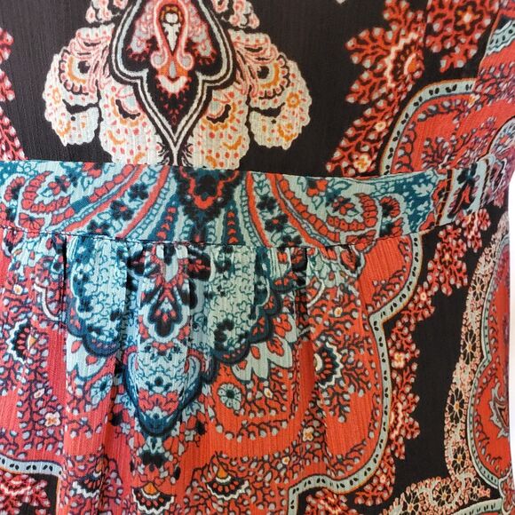 INC International Concepts Patterned Layered Dress, Size M - Picture 12 of 13